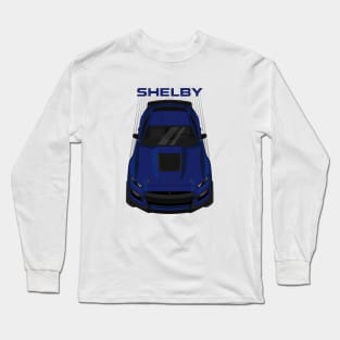 Ford Mustang Shelby GT500 2020-2021 - Kona Blue Long Sleeve T-Shirt